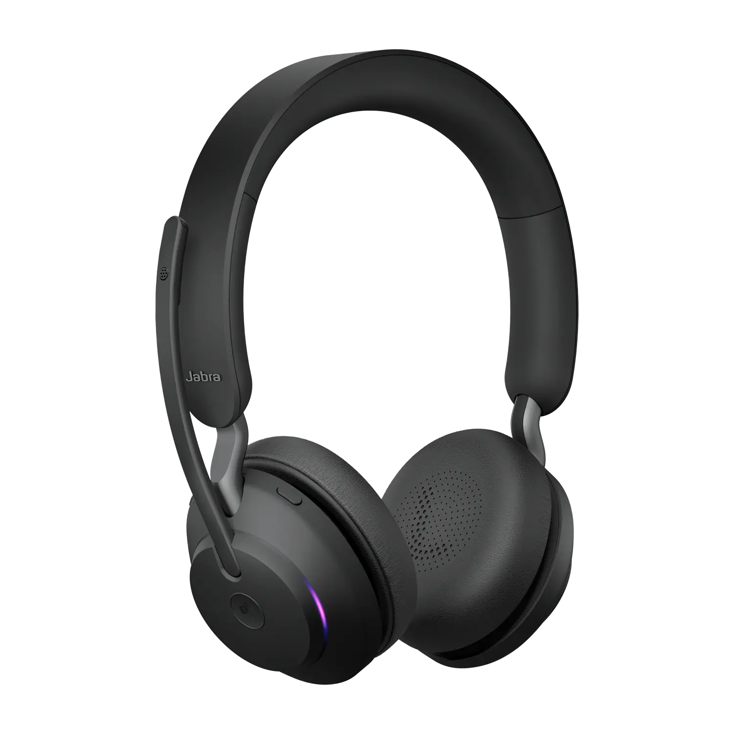 JABRA Evolve2 65 MS Căști stereo on-ear Bluetooth fără fir USB-A cu izolare fonică negru Certificat pentru Microsoft Teams - image 1