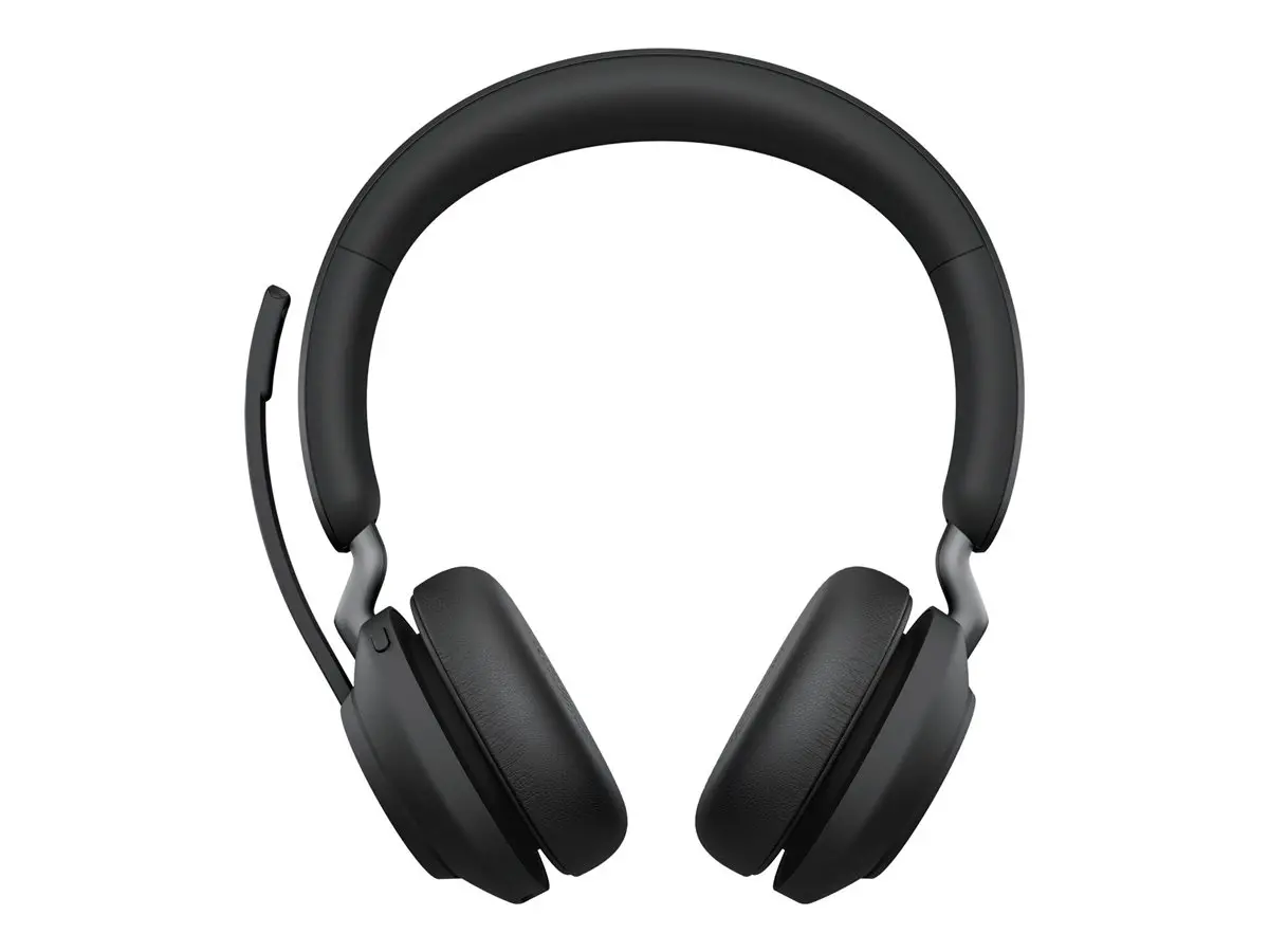 JABRA Evolve2 65 MS Stereo Headset on-ear Bluetooth wireless USB-A noise isolating black Certified for Microsoft Teams - image 3