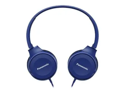 Panasonic олекотени стерео слушалки с наушници, микрофон, сини - image 1