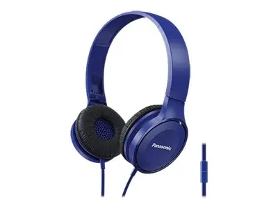 Panasonic олекотени стерео слушалки с наушници, микрофон, сини - image 3