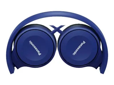 Panasonic олекотени стерео слушалки с наушници, микрофон, сини