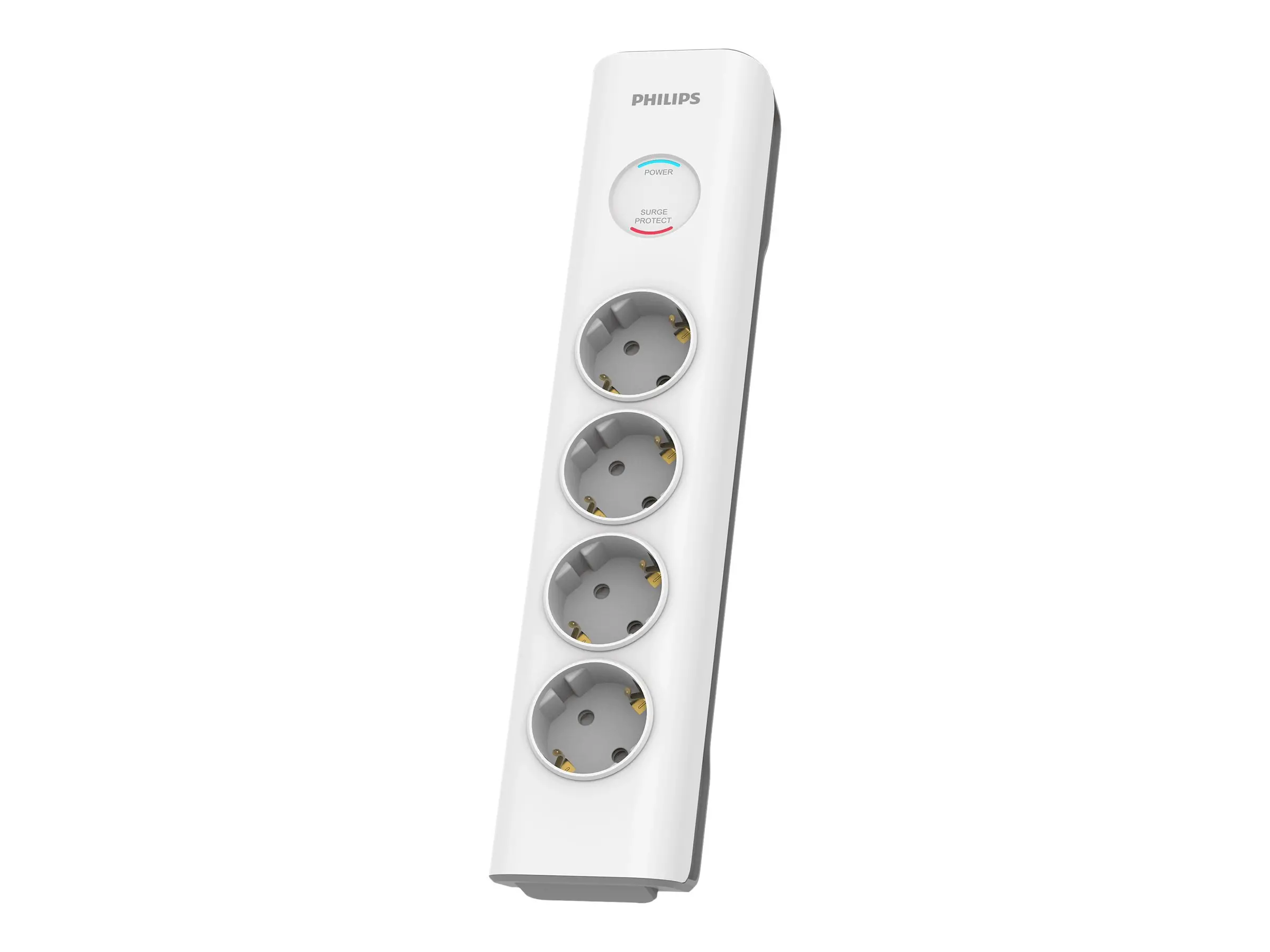 PHILIPS Πολύπριζο με προστασία από υπέρταση 4 θέσεων 600J προστασίας από υπέρταση 3680W 16A Αυτόματο προστατευτικό κάλυμμα