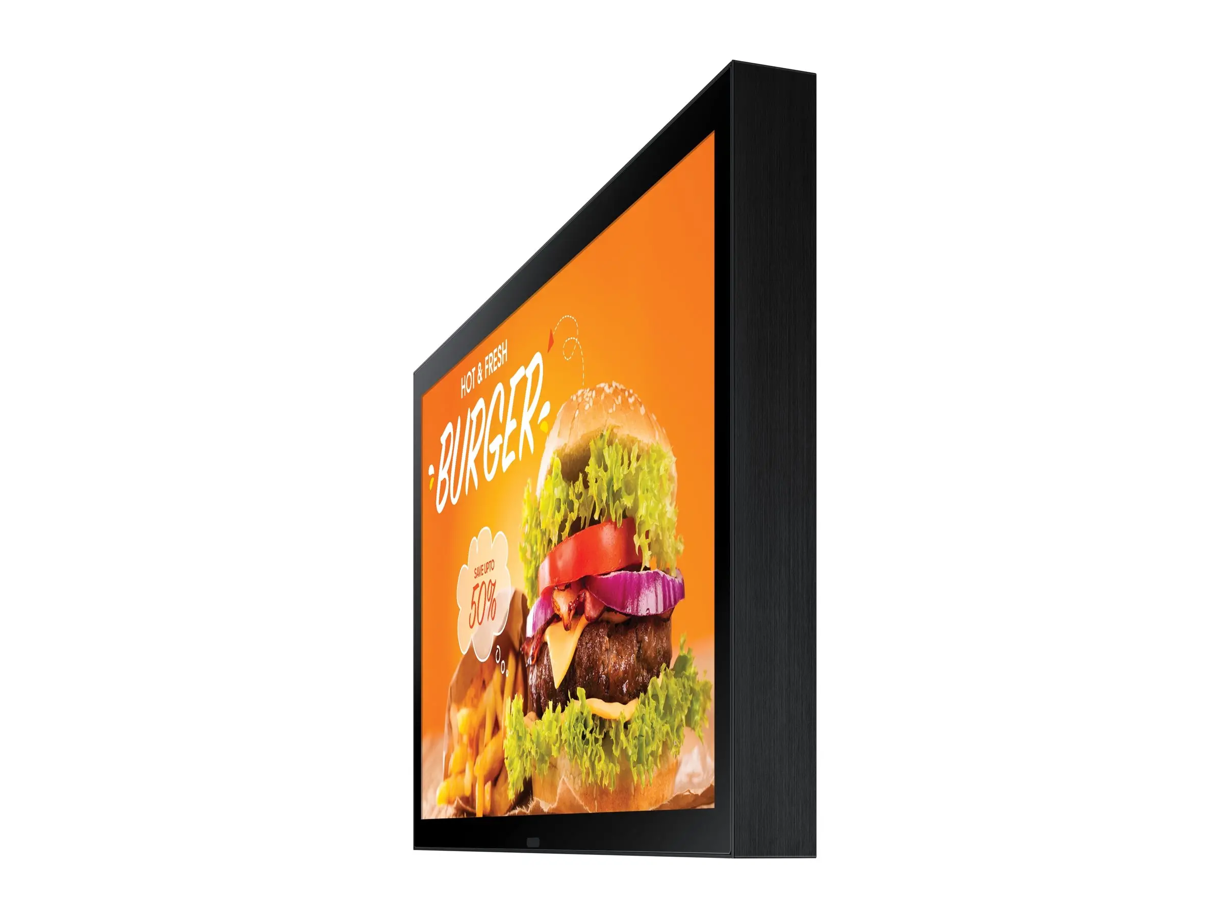 Широкоформатен дисплей, Samsung 24" OHB Outdoor Signage, IP56, 24/7, 3500nits Black - image 2