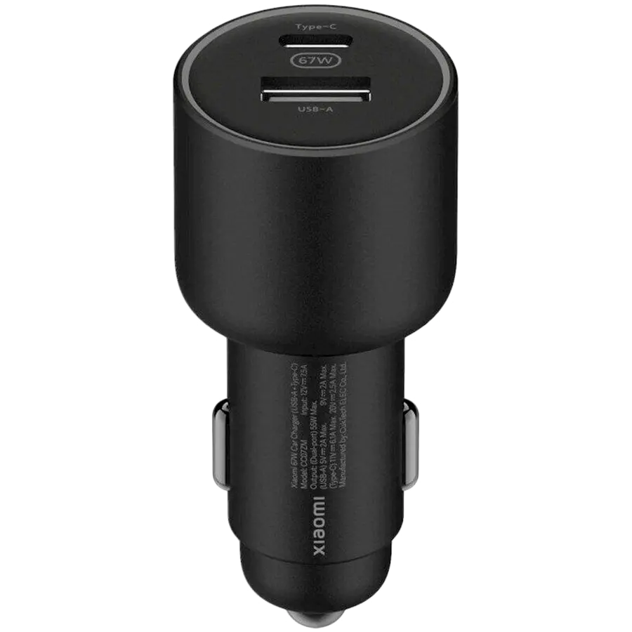 XIAOMI 67W Car Charger USB A + Type C