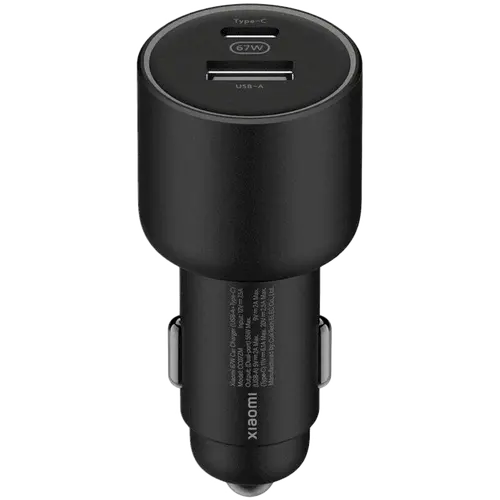 XIAOMI Φορτιστής αυτοκινήτου 67W USB A + Type C - 1