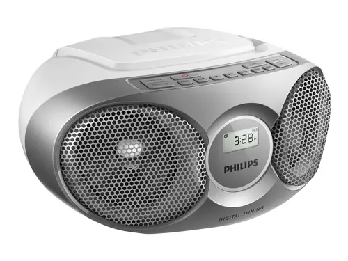 Philips CD радиокасетофон, FM/MW стерео тунер, 2 x 1 W RMS, среpcист,
