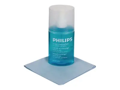Philips set de curățare pentru display LCD/LED/Plasma ecologic - spray+lavetă - 1