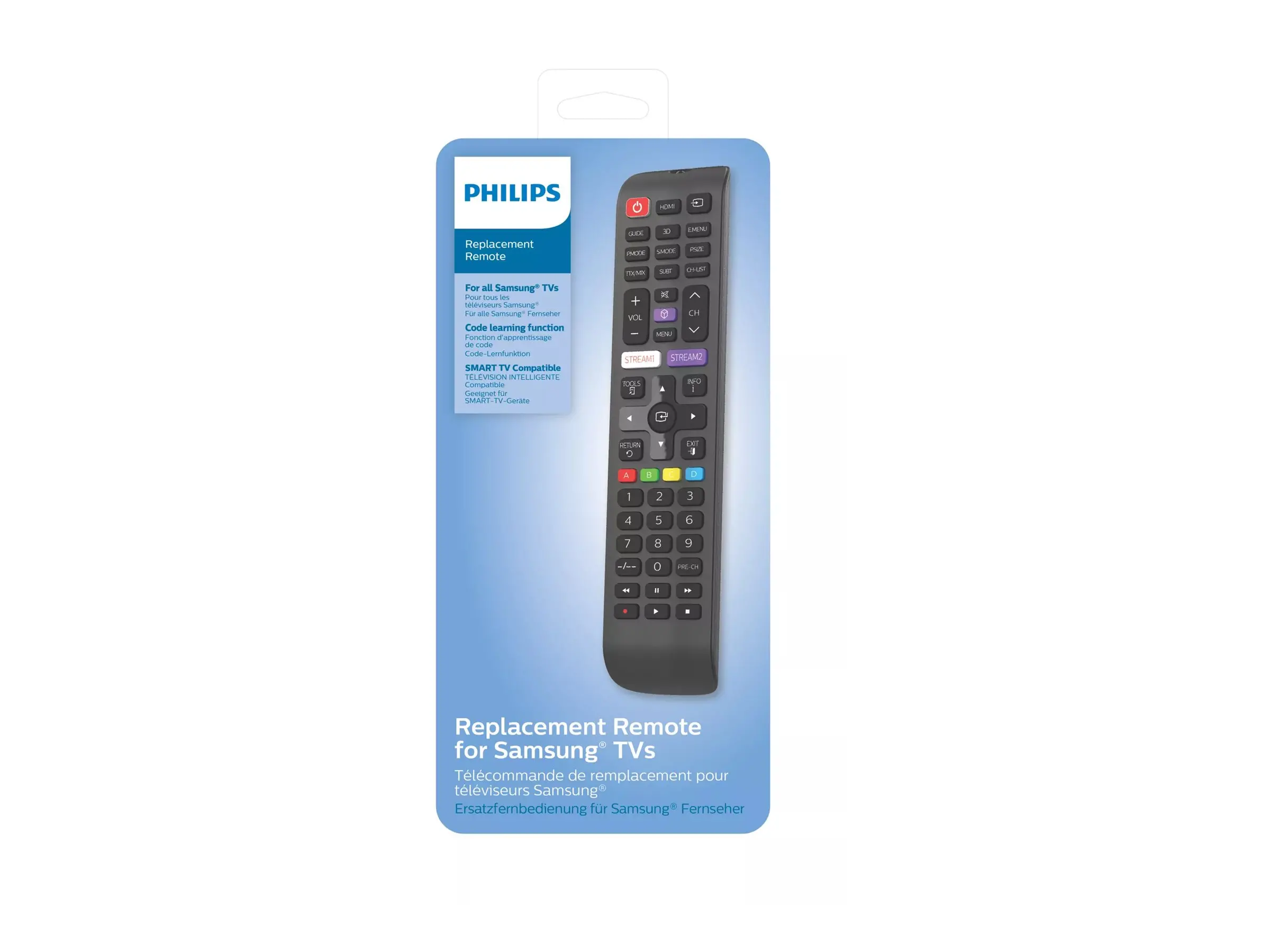 PHILIPS τηλεχειριστήριο για τηλεοράσεις SAMSUNG Προπρογραμματισμένο με τον κωδικό IR τηλεόρασης SAMSUNG - image 1