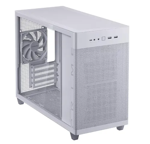 Кутия за компютър, Asus Prime AP201 TG White - image 3