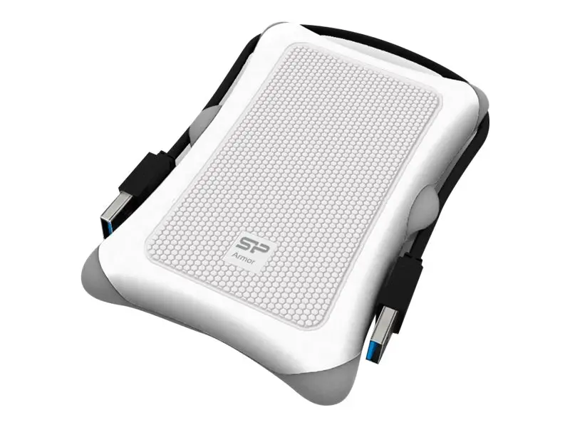 SILICON POWER External 2.5inch HDD case A30 SATA USB 3.0 Anti-Shock White - image 1