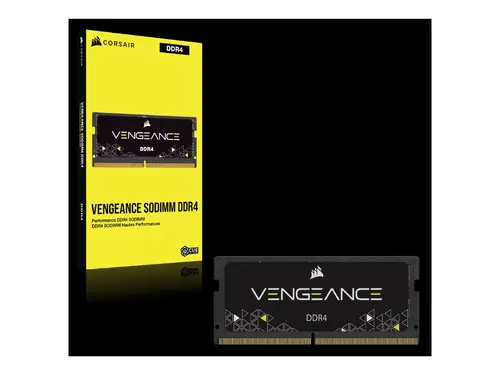 CORSAIR VENGEANCE DDR4 16GB 1x16GB 3200MHz SODIMM Unbuffered 22-22-22-53 Black PCB 1.2V - image 1