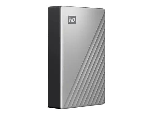 WD My Passport Ultra 4TB Silver USB-C/USB3.0 HDD 2.5inch Metal finish RTL portable extern - image 2