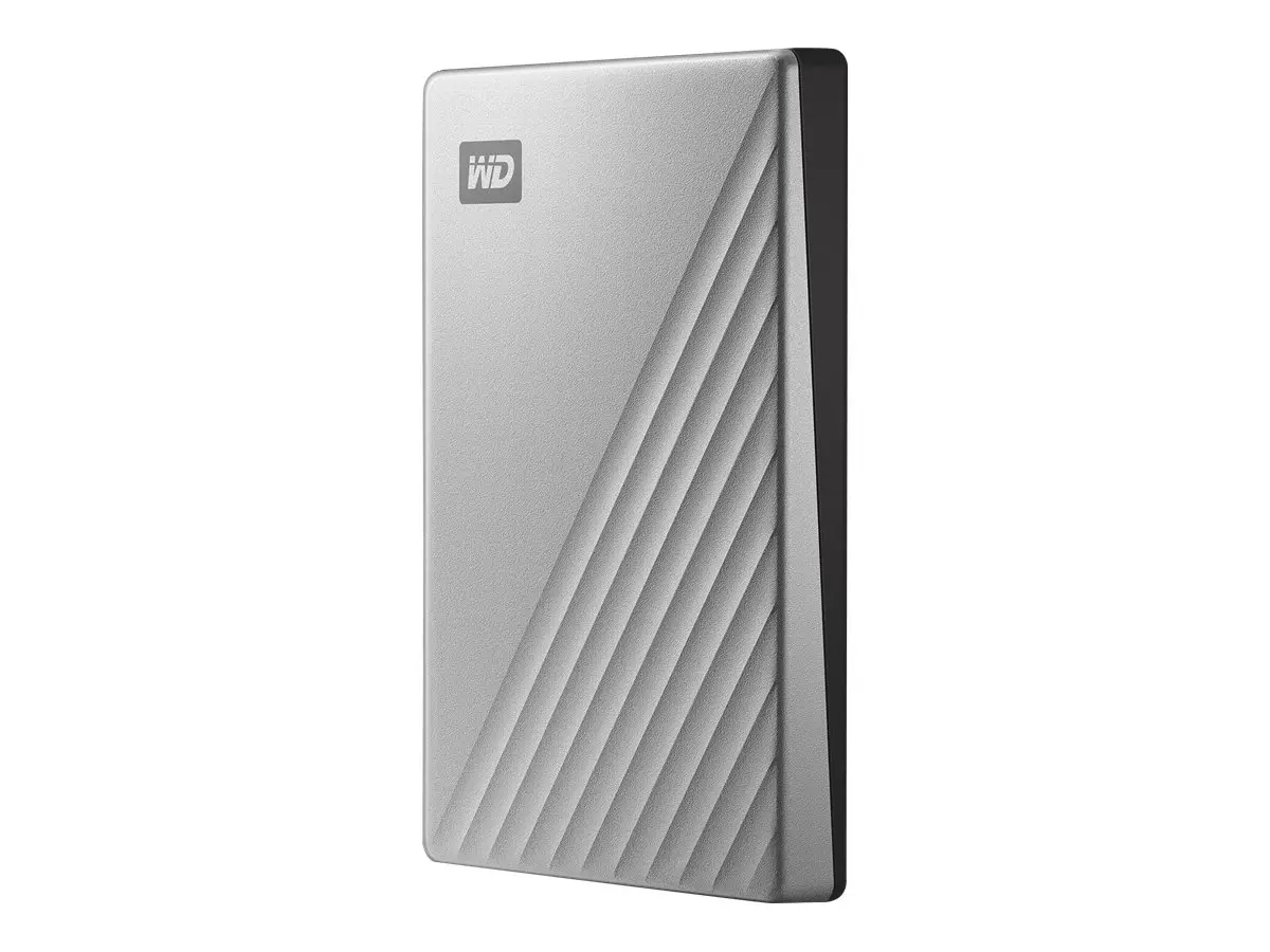 WD My Passport Ultra 2TB Silver USB-C/USB3.0 HDD 2.5inch Metal finish RTL portable extern - image 1