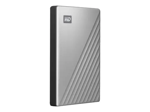 WD My Passport Ultra 2TB Silver USB-C/USB3.0 HDD 2.5inch Metal finish RTL portable extern - image 3
