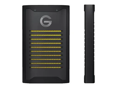 SANDISK Professional G-DRIVE ArmorLock SSD 1TB 1000MB/s USB-C 10Gbps Ultra-Rugged Encrypted Portable NVMe SSD - Black
