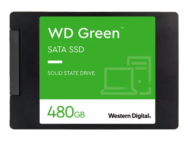 WD Green SATA 480GB Internal SSD Solid State Drive - SATA 6Gb/s 2.5inch - WDS480G3G0A