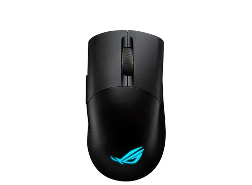 Мишка, Asus ROG Keris Wireless AimPoint Gaming Mouse, Tri-mode connectivity (2.4GHz RF, Bluetooth, Wired), 36000 DPI sensor, 5 programmable buttons, ROG SpeedNova, Replaceable switches, Paracord cable, Black