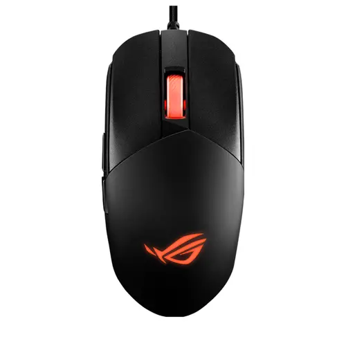 Мишка, Asus ROG Strix Impact III Gaming Mouse, Semi-Ambidextrous, Wired, Lightweight, 12000 DPI sensor, 5 programmable buttons, Replaceable switches, Paracord cable, FPS gaming mouse, Black