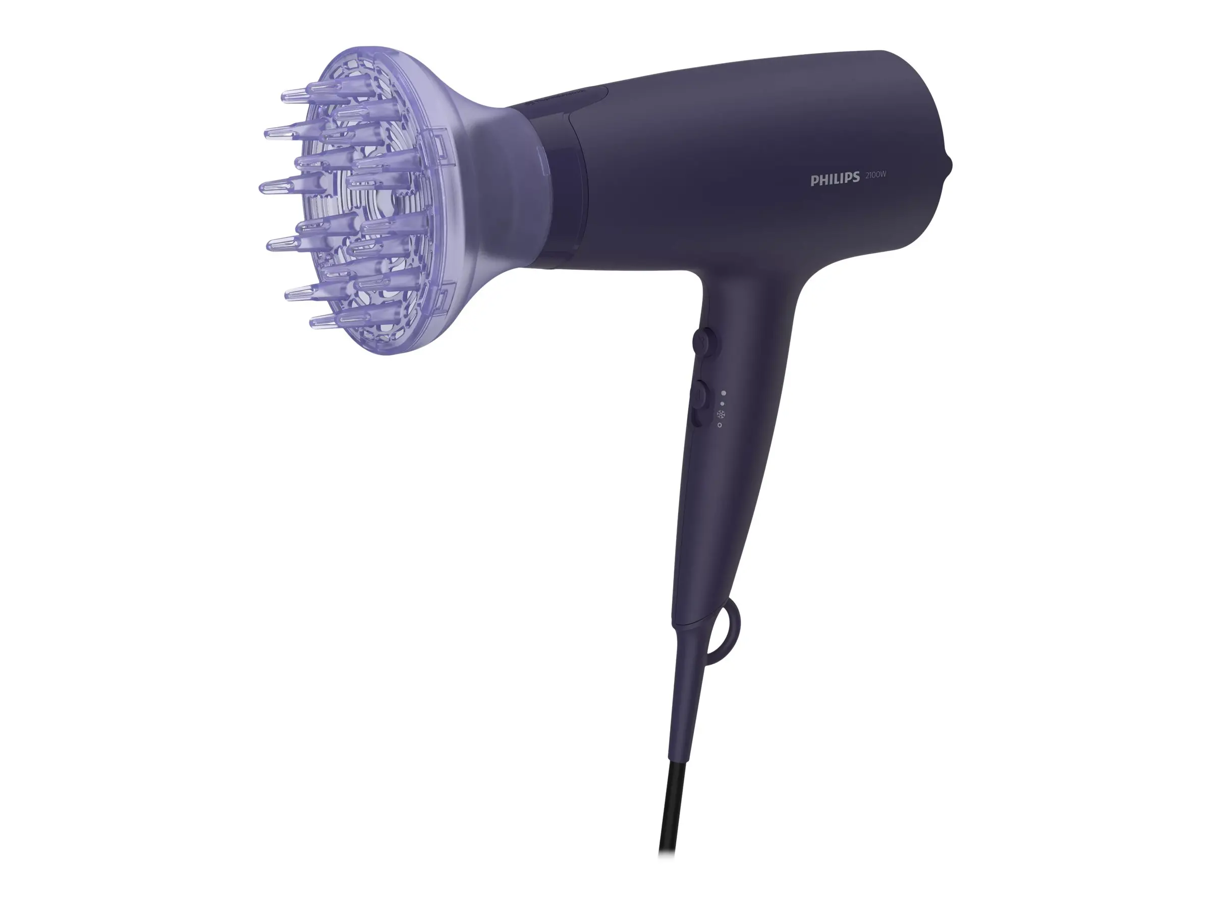 PHILIPS Uscător de păr 2100W motor DC ThermoProtect negru/albastru - image 2