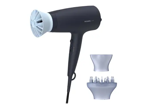 PHILIPS Uscător de păr 2100W motor DC ThermoProtect negru/albastru - 10
