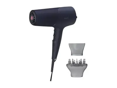 PHILIPS Uscător de păr 2300W Series 5000 tehnologie ThermoShield îngrijire ionică 6 trepte culoare albastru