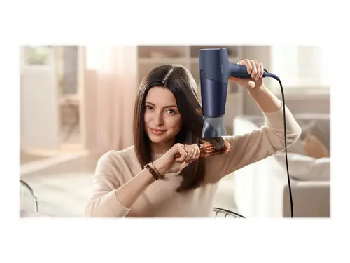PHILIPS Πιστολάκι μαλλιών 2300W Series 5000 τεχνολογία ThermoShield φροντίδα με ιόντα 6 βαθμίδες χρώμα μπλε - 8