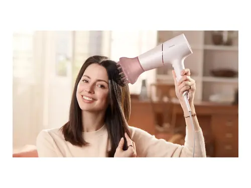 PHILIPS Σεσουάρ 2300W Series 5000 τεχνολογία ThermoShield ιοντική φροντίδα 6 επίπεδα χρώμα ροζ - 3