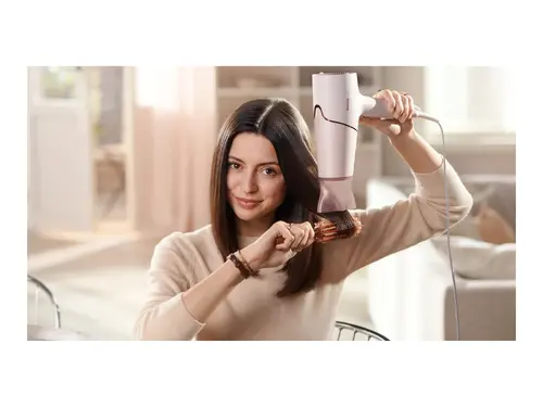 PHILIPS Uscător de păr 2300W Series 5000 tehnologie ThermoShield îngrijire ionică 6 trepte culoare roz - 5