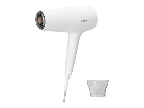 PHILIPS Uscător de păr 2100W Series 5000 ThermoShield tehnologie de îngrijire ionică 5 trepte culoare alb - 4