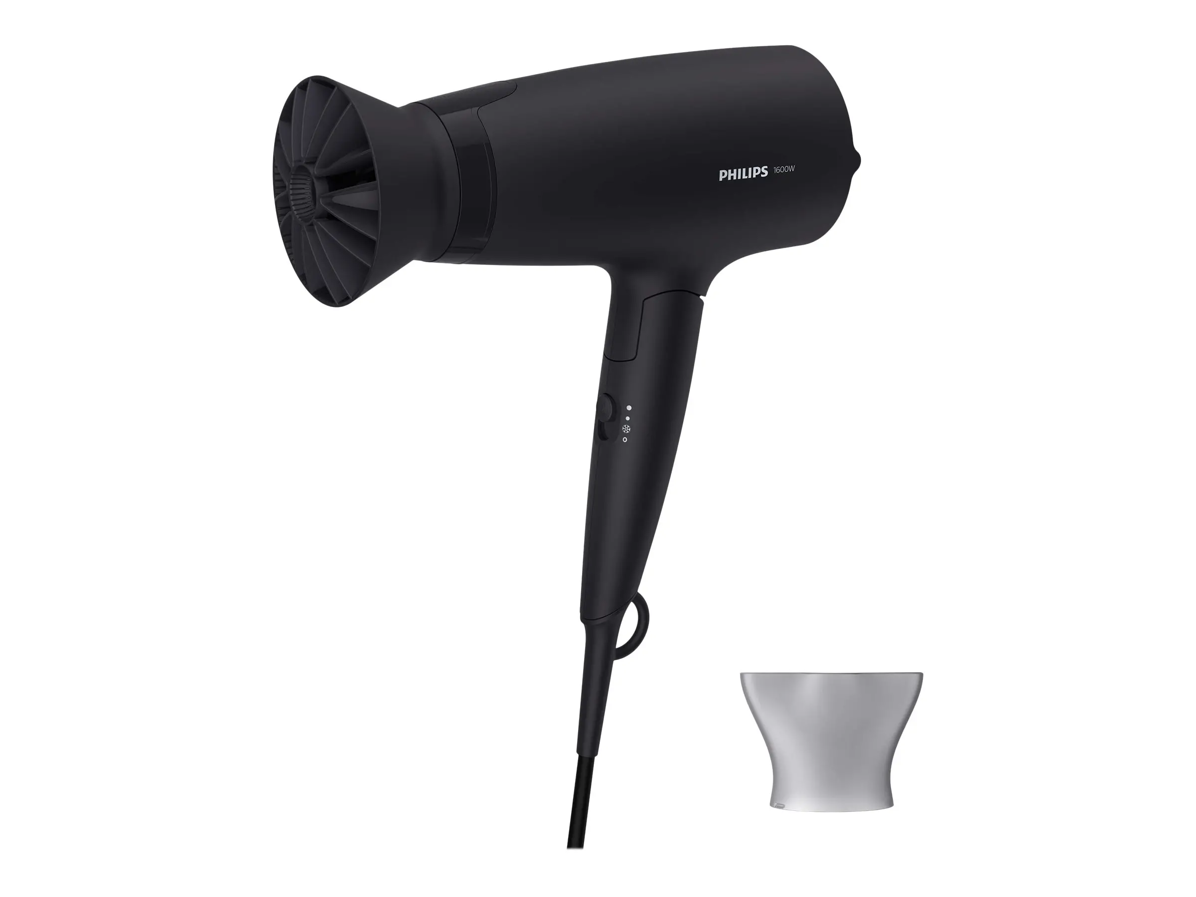 PHILIPS Uscător de păr 1600W mâner pliabil negru
