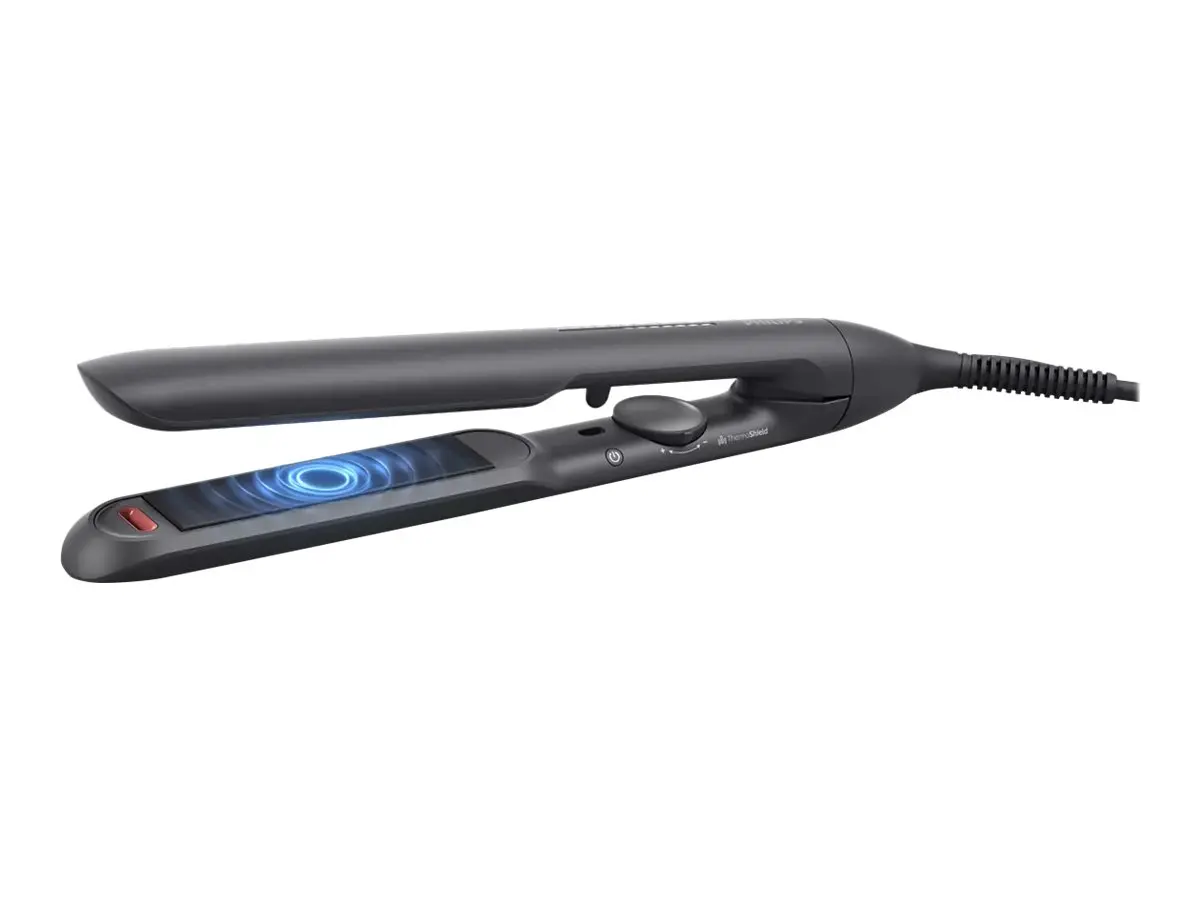 PHILIPS Ισιωτικό μαλλιών series 5000 Τεχνολογία ThermoShield ιοντική φροντίδα Κεραμικές πλάκες με έλαιο argan