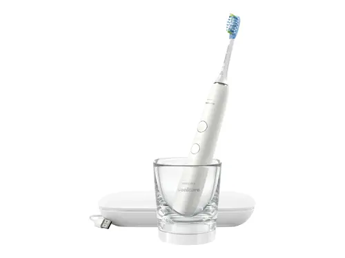 PHILIPS Sonicare Четка за зъби с акумулаторна батерия Diamond Clean 4 режима калъф чаша-зарядно бяла - image 2