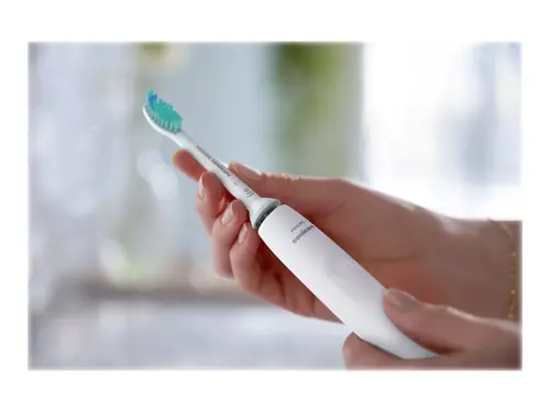 PHILIPS Четка за зъби Series 3100 сензор за натиск компактен дизайн калъф за съхранение цвят бял - image 2