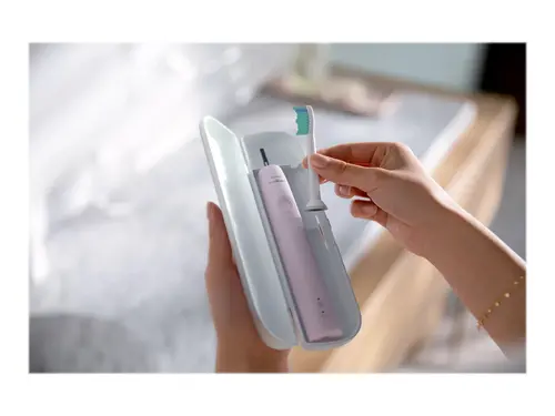 PHILIPS Четка за зъби Series 3100 сензор за натиск компактен дизайн цвят розов - image 2