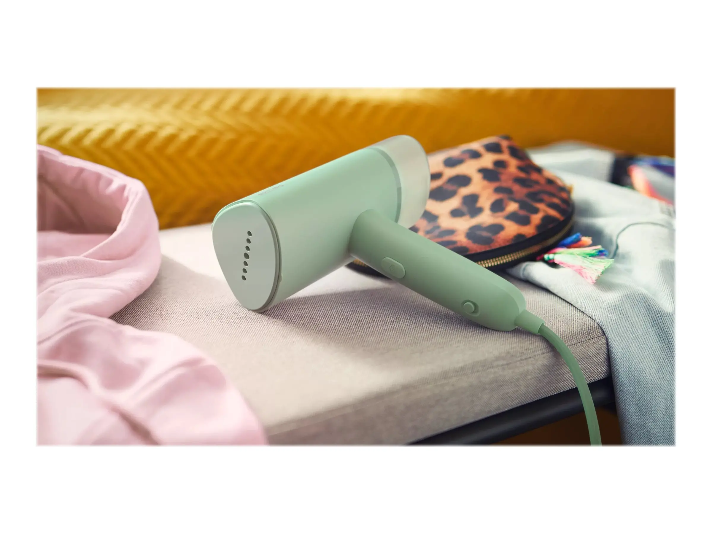 PHILIPS Aparat de călcat manual cu abur 1000 W până la 20 g/min husă pentru depozitare ușoară pliabil - image 5