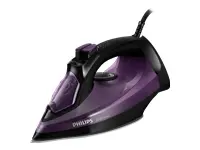 PHILIPS Σίδερο ατμού Series 5000 45g/min 180g ώθηση ατμού SteamGlide Plus 2400 W μαύρο/μωβ