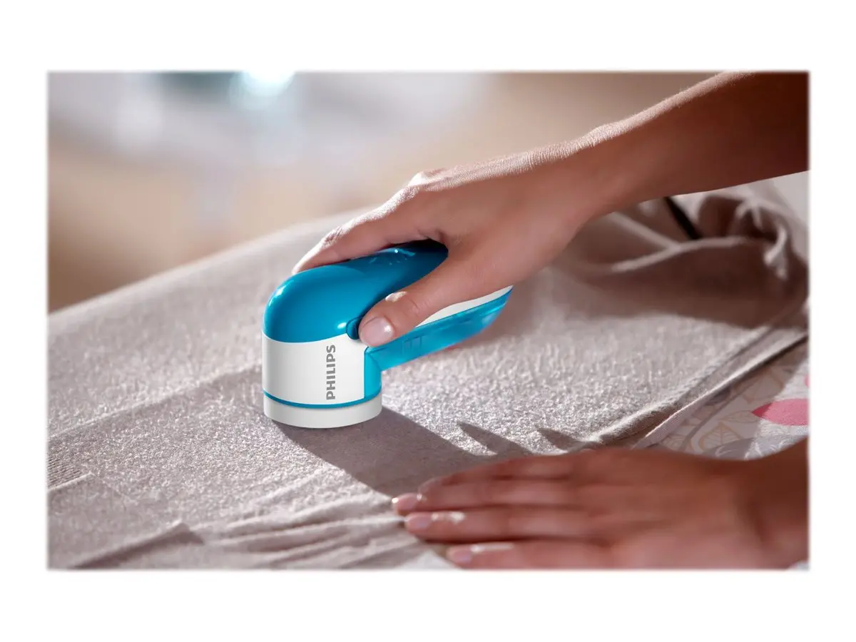 PHILIPS Αποχνουδωτής υφασμάτων 2 μπαταρίες Philips AA περιλαμβάνονται χρώμα λευκό - image 1