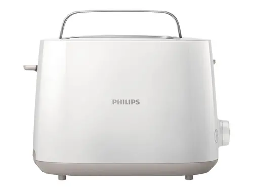 Philips Prăjitor de pâine Daily Collection 2 sloturi mari cu lățime variabilă, 8 setări, alb - 1