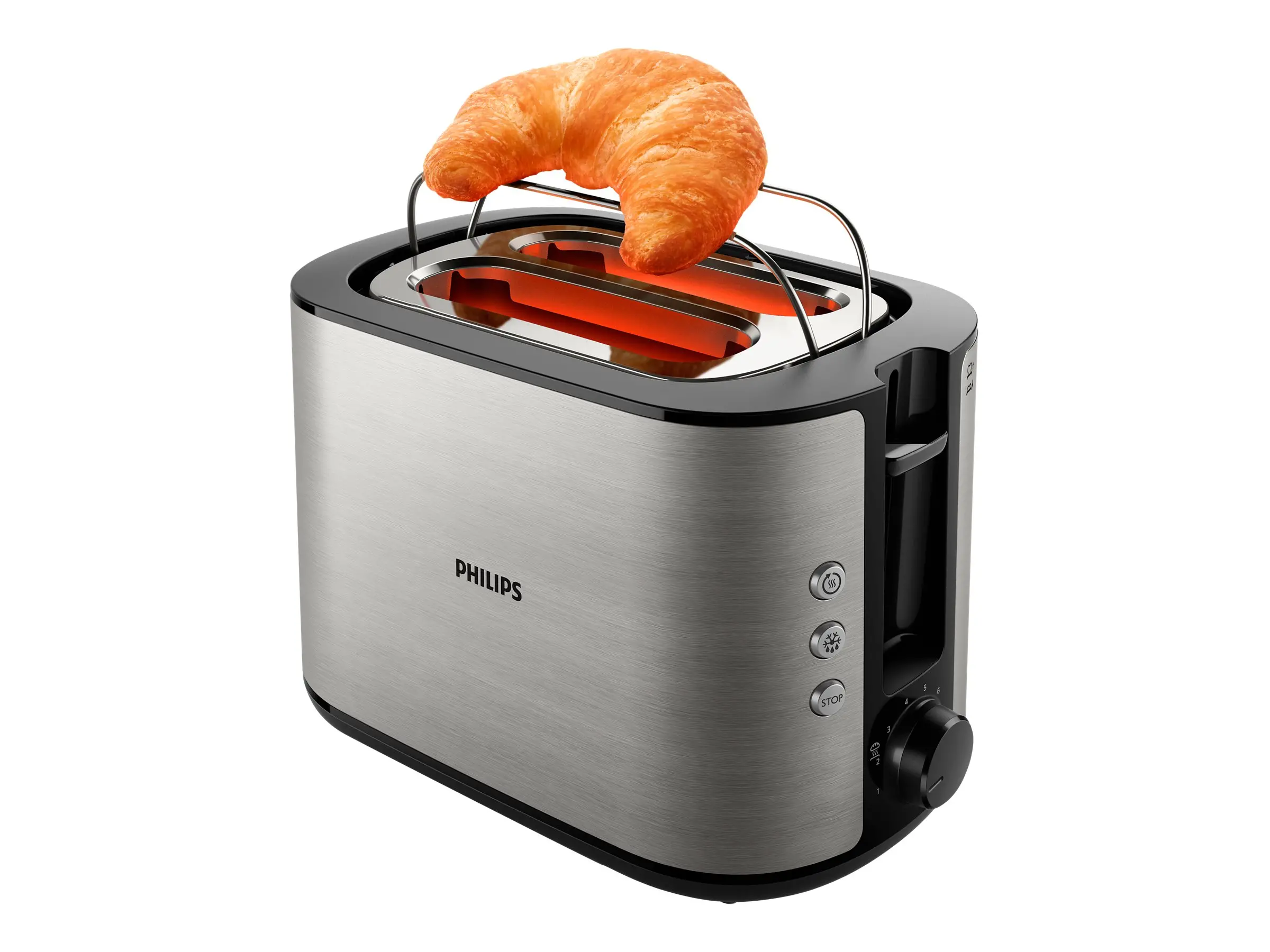 Philips Prăjitor de pâine Viva Collection, Rumenire reglabilă, Oprire automată, Decongelare - image 3