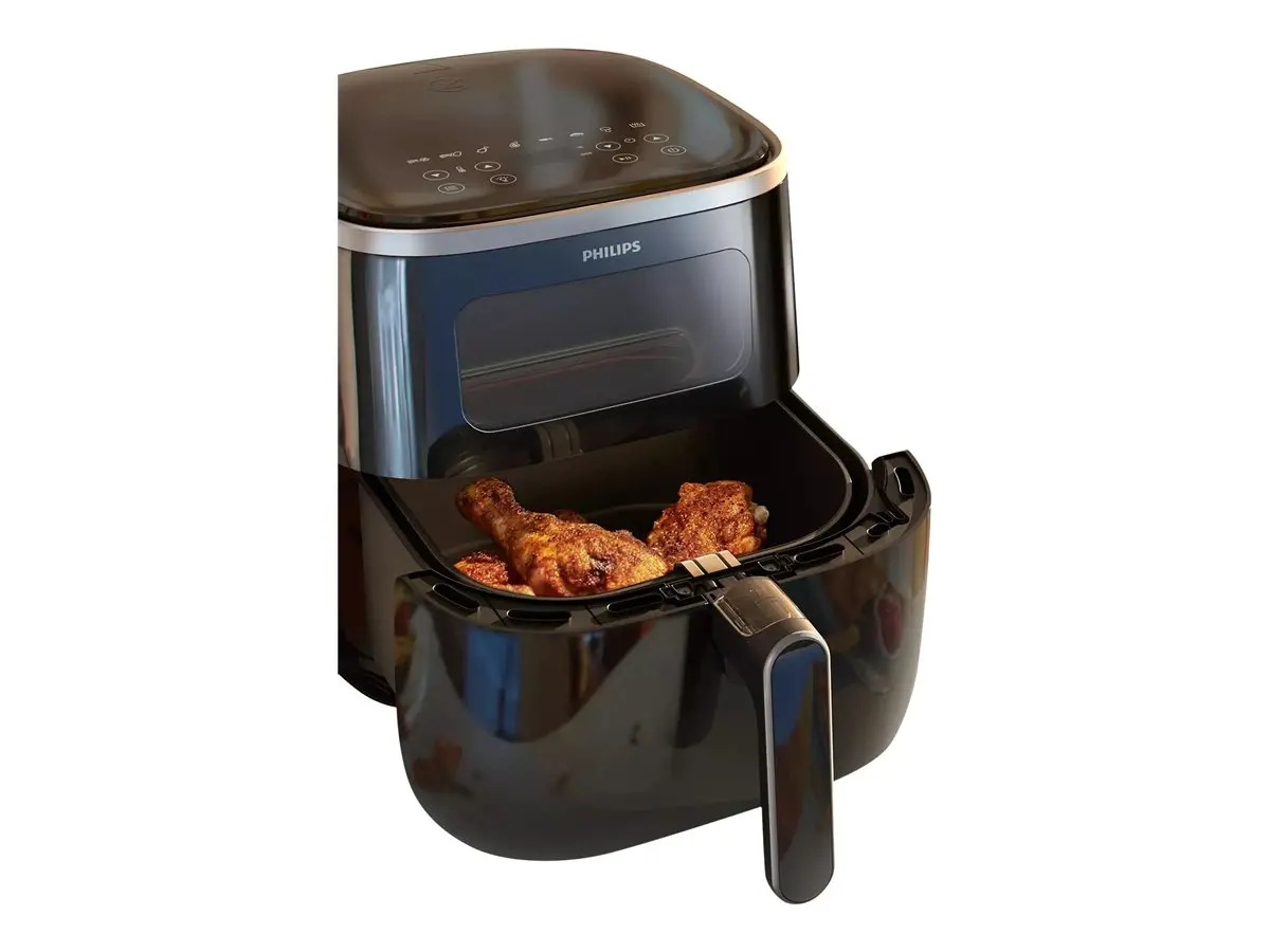 PHILIPS Airfryer 5.6L 1700W see though window NutriU App black - image 1