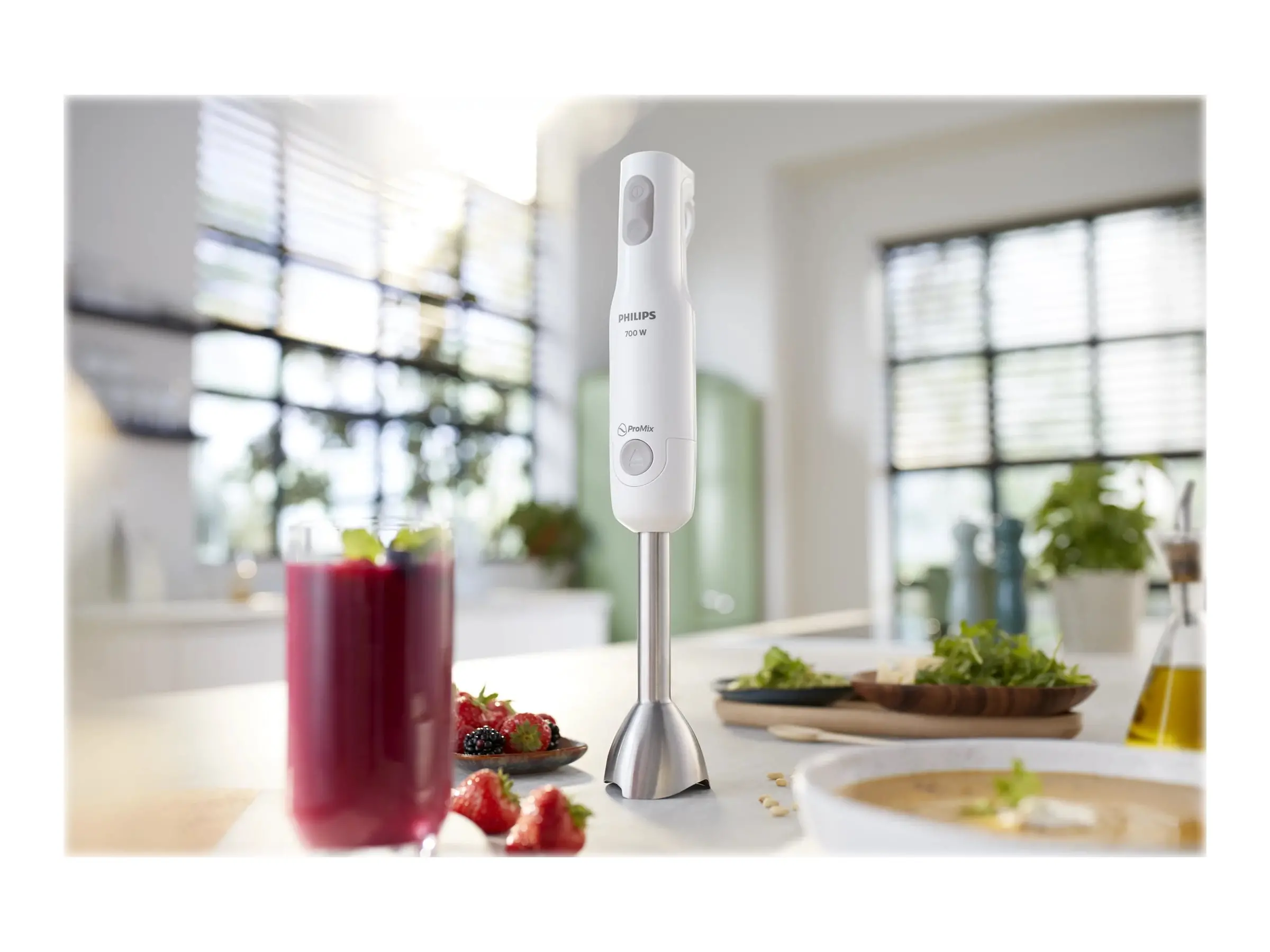 PHILIPS Μπλέντερ χειρός Daily Collection ProMix 700W XL εξάρτημα κοπής διπλά αναδευτήρια - image 3