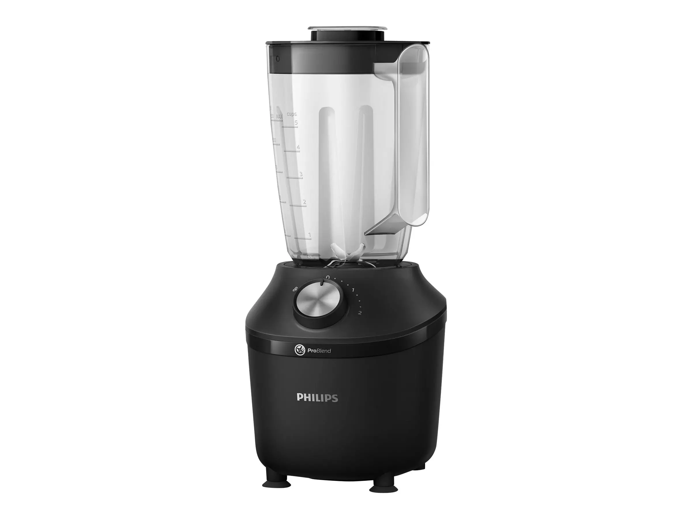 PHILIPS Blender Series 3000 600W ProBlend 4 Capacitate maximă de 2 litri negru