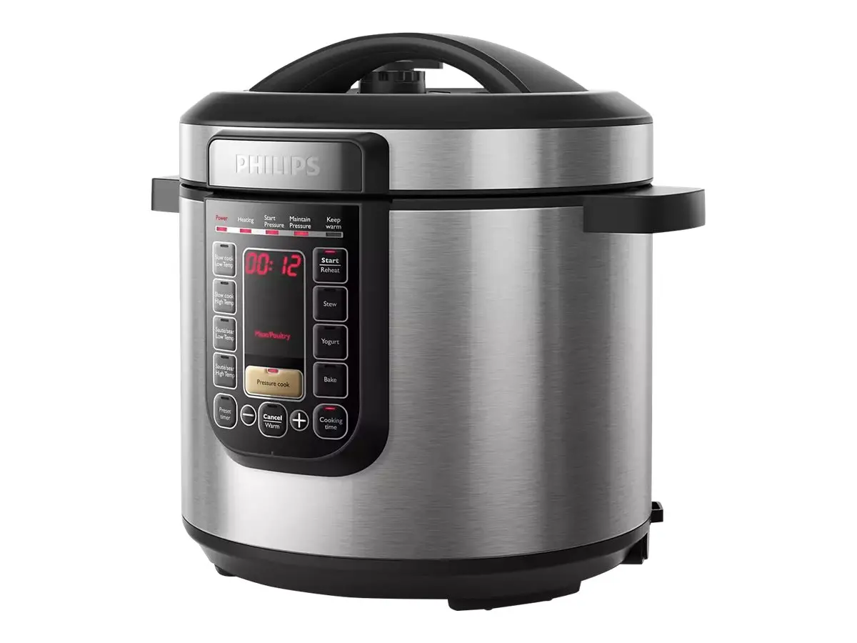 PHILIPS Πολυμάγειρας All in One 6L 1300W Μαγείρεμα υπό πίεση Αυτόματη διατήρηση θερμότητας Αργό μαγείρεμα σε υψηλή και χαμηλή θερμ - image 2
