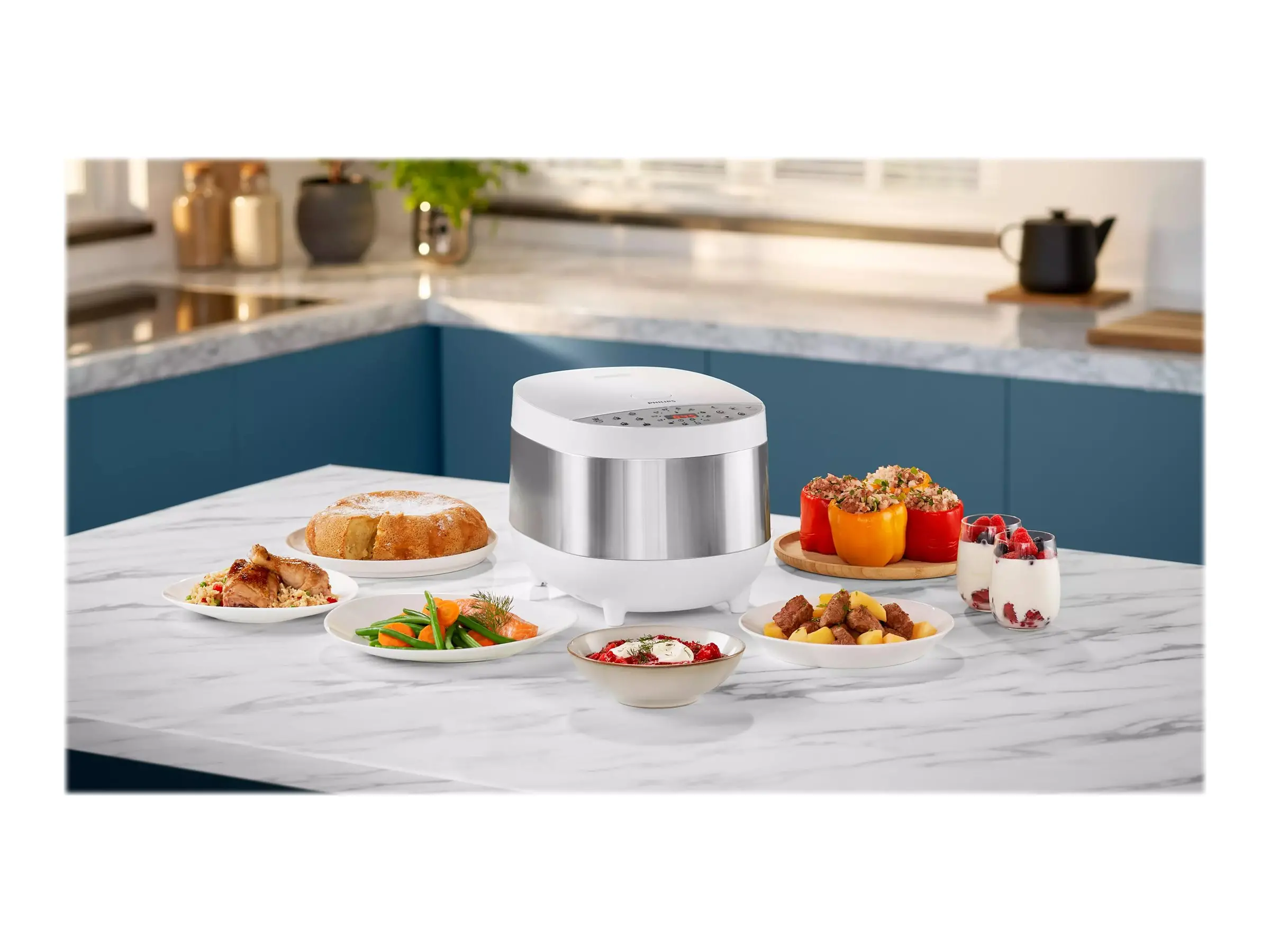 PHILIPS Πολυμάγειρας All in One 5L 1300W Μαγείρεμα υπό πίεση Αυτόματη διατήρηση θερμοκρασίας - image 5