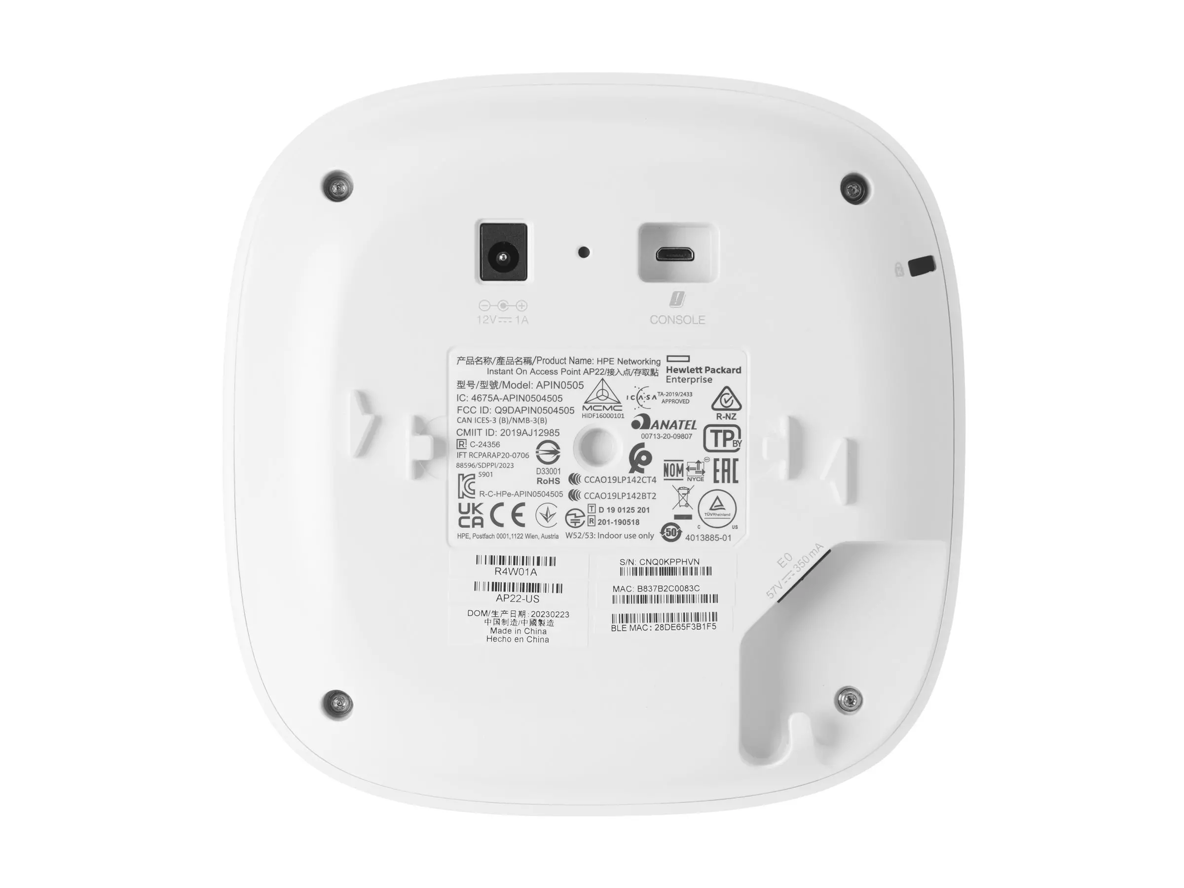 HPE Aruba Instant On AP22 Access Point RW 2x2 Wi-Fi 6 Indoor - image 3