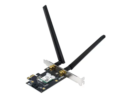 Adaptor, Asus PCI-E Adapter, PCE-AX1800, AX1800, Dual-Band, Bluetooth 5.2, WPA3, OFDMA, MU-MIMO - 2