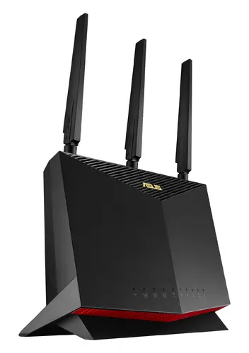 Рутер, Asus 4G Router, 4G-AC86U, AC2600, 4G+ Cat. 12, LTE: Downlink 600 Mbps / Uplink 150 Mbps, 128MB/512MB Flash/RAM, Captive portal,  Aiprotection Pro, Adaptive QoS, VPN server/client, IPTV, MU-MIMO, Beamforming,Black - image 1