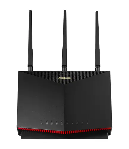 Рутер, Asus 4G Router, 4G-AC86U, AC2600, 4G+ Cat. 12, LTE: Downlink 600 Mbps / Uplink 150 Mbps, 128MB/512MB Flash/RAM, Captive portal,  Aiprotection Pro, Adaptive QoS, VPN server/client, IPTV, MU-MIMO, Beamforming,Black - image 2