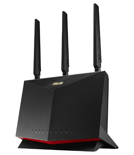 Рутер, Asus 4G Router, 4G-AC86U, AC2600, 4G+ Cat. 12, LTE: Downlink 600 Mbps / Uplink 150 Mbps, 128MB/512MB Flash/RAM, Captive portal, Aiprotection Pro, Adaptive QoS, VPN server/client, IPTV, MU-MIMO, Beamforming,Black
