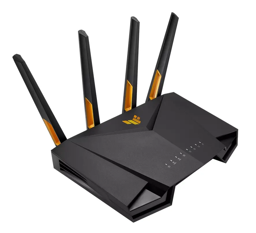Рутер, Asus Gaming Wireless Router,TUF Gaming AX3000 V2, AX3000, Dual-Band, Quad-Core 1.7GHz CPU, 256MB/512MB Flash/RAM, 2.5Gport, AiProtection Pro, Adaptive QoS, VPN Fusion, IPTV, OFDMA, Beamforming, Link Aggregation, Port forwarding, AiMesh, Black - image 2